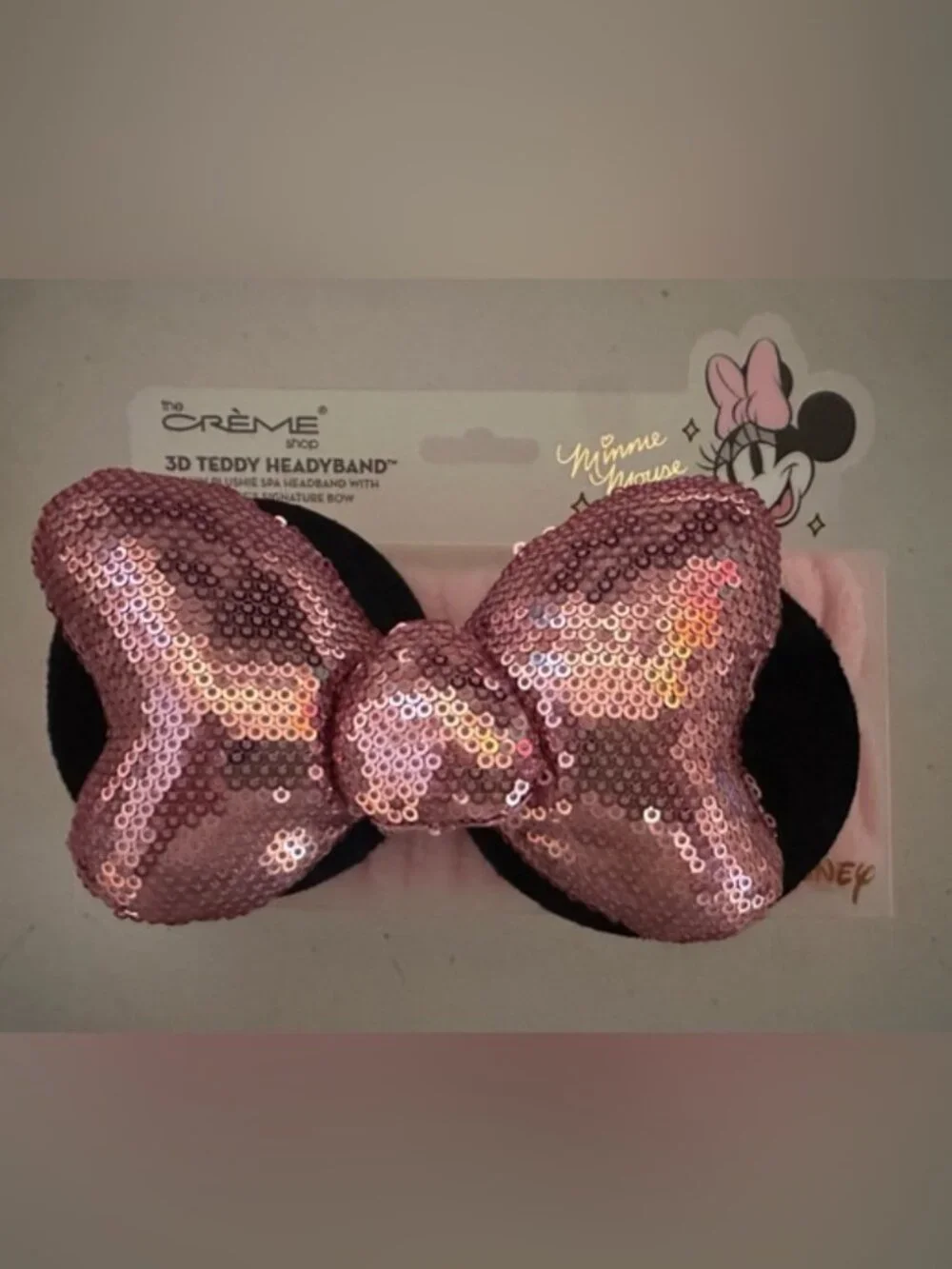 The Crème Shop x Disney Minnie Mouse Teddy Spa Headband